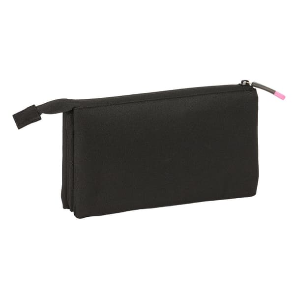 Tredubbel Carry-all Kings League Porcinos Svart 22 x 12 x 3 cm