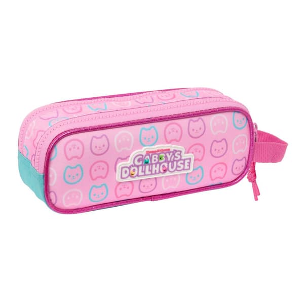 Dobbelt carry-all Gabby's Dollhouse Party Pink 21 x 8 x 6 cm