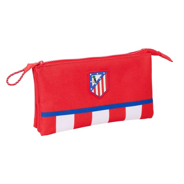 Tredobbelt bæretaske Atlético Madrid Rød 22 x 12 x 3 cm