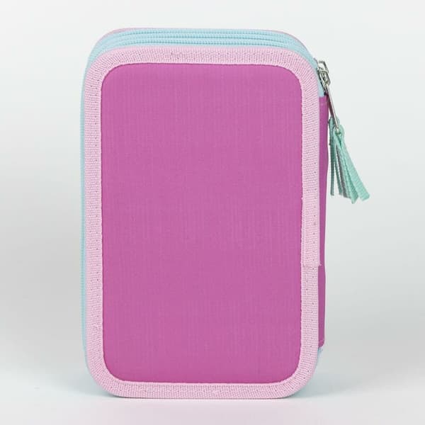 Tredobbelt Penalhus Gabby's Dollhouse Pink 12,5 x