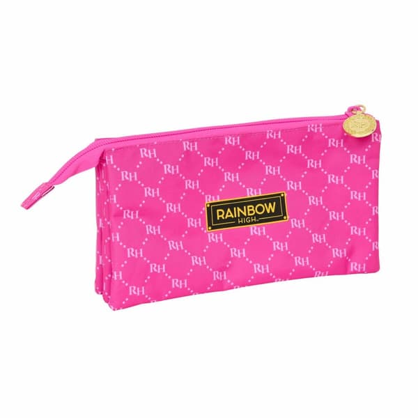 Tredubbel Carry-all Rainbow High Fuchsia (22 x 12 x 3 cm)