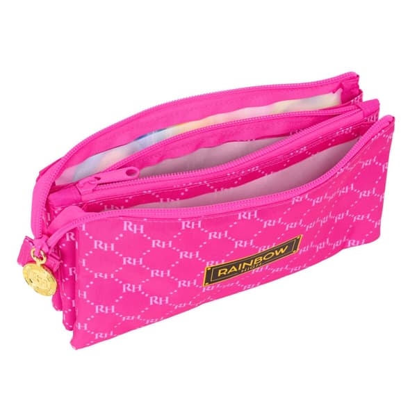Tredubbel Carry-all Rainbow High Fuchsia (22 x 12 x 3 cm)