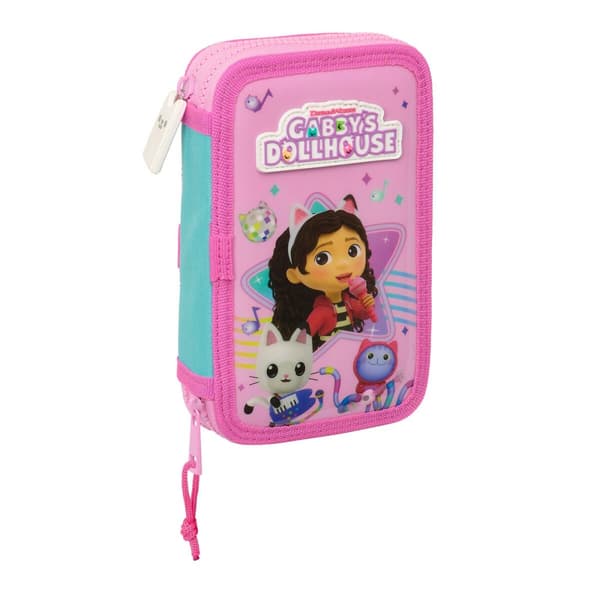 Tuplapenaali Gabby's Dollhouse Party Pinkki 12.5 x 19.5 x 4 cm 28 Kappaletta