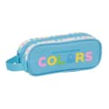 Miniatyrbillede 1 af 3: Dobbelt carry-all Benetton Spring Himmelblå 21 x 8 x 6 cm
