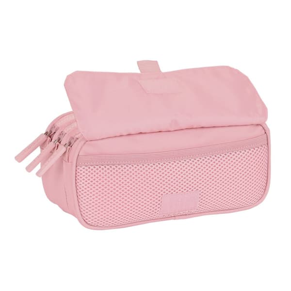 Tredobbelt bæretaske Safta 21,5 x 10 x 8 cm Pink