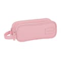 Miniatyrbillede 1 af 3: Dobbelt carry-all Safta Pink 21 x 8 x 6 cm