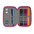 Miniatyrbillede 5 af 5: Dobbelt penalhus Pinypon Blå Pink 12.5 x 19.5 x 4 cm (28 Dele)