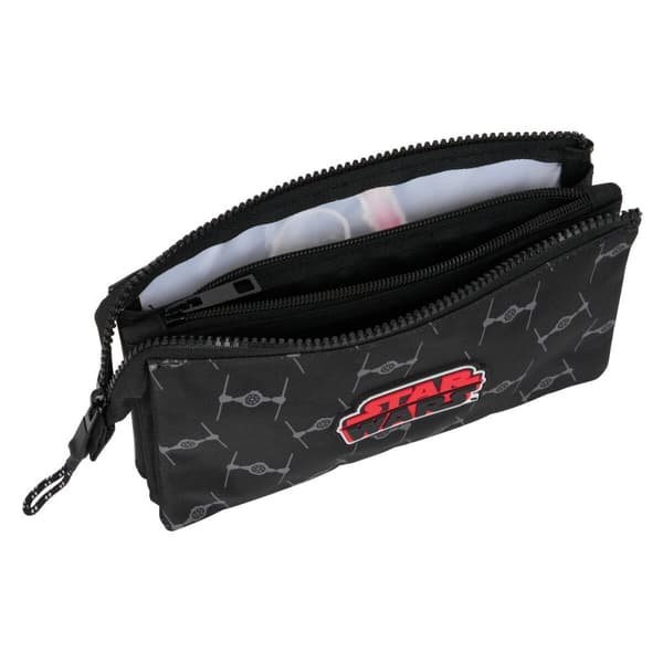 Dobbelt carry-all Star Wars The fighter Sort 22 x 12 x 3 cm