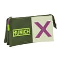 Miniatyrbillede 1 af 3: Tredobbelt bæretaske Munich Bright khaki Grøn 22 x 12 x 3 cm
