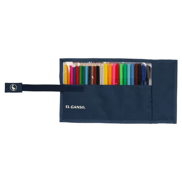Penalhus El Ganso Classic Marineblå 7 x 20 x 7 cm 27 Dele