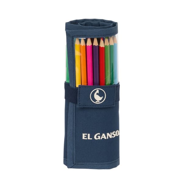 Penalhus El Ganso Classic Marineblå 7 x 20 x 7 cm 27 Dele