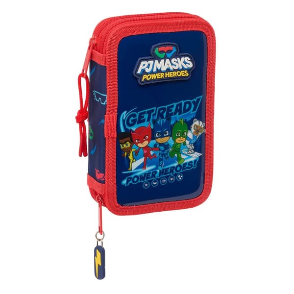 Penalhus PJ Masks Ready Marineblå 12.5 x 19.5 x 4 cm 28 Dele