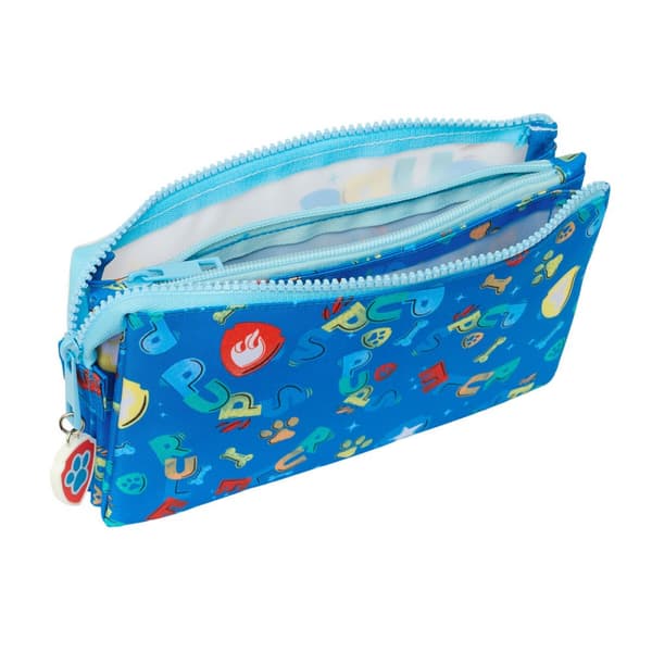 Tredobbelt bæretaske The Paw Patrol Pups rule Blå 22 x 12 x 3 cm