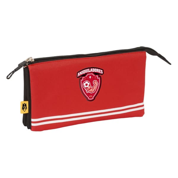 Tredobbelt bæretaske Kings League Aniquiladores Rød 22 x 12 x 3 cm