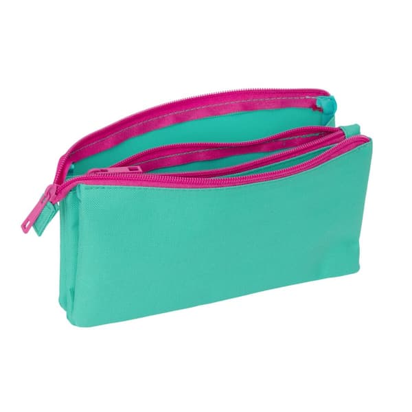 Tredobbelt bæretaske Nait Nait Verde mint 22 x 12 x 3 cm
