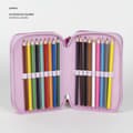 Miniatyrbillede 5 af 6: Tredobbelt Penalhus Minnie Mouse Pink 12,5 x 6,5 x 19,5 cm