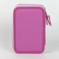 Miniatyrbillede 6 af 6: Tredobbelt Penalhus Minnie Mouse Pink 12,5 x 6,5 x 19,5 cm