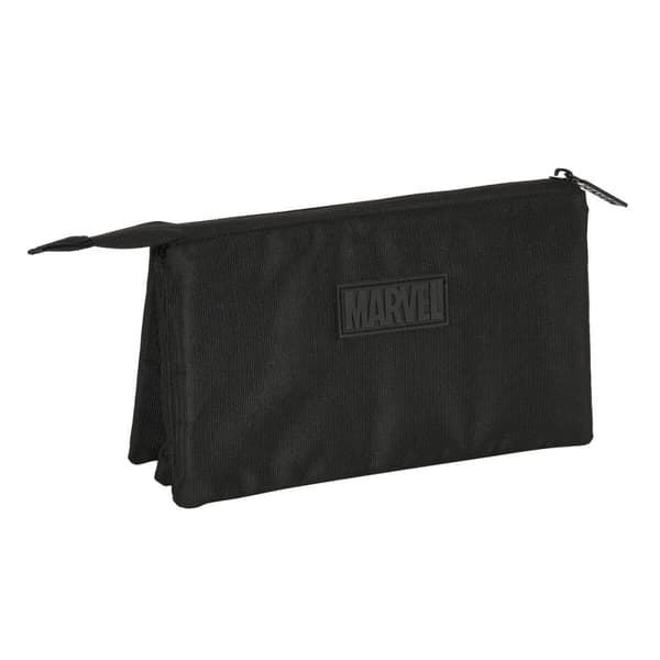 Trippelbag Capitán América Svart (22 x 12 x 3 cm)