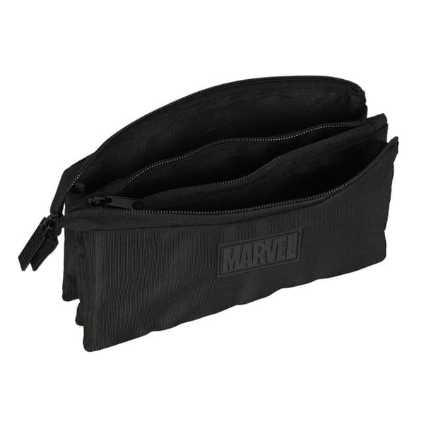 Trippelbag Capitán América Svart (22 x 12 x 3 cm)