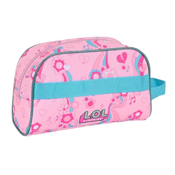 Skoletoalettveske LOL Surprise! Glow girl Rosa 26 x 16 x 9 cm