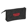 Miniatyrbilde 3 av 3: Dobbelbag Stranger Things Svart 22 x 12 x 3 cm