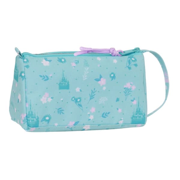 Pennal med tilbehør Frozen Hello spring Lyse Blå 20 x 11 x 8.5 cm (32 Deler)