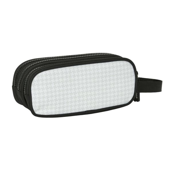 Trippelbag Real Madrid C.F. Hvit Grå 21 x 8.5 x 7 cm