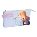 Miniatyrbillede 1 af 3: Tredobbelt bæretaske Frozen Believe Syren 22 x 12 x 3 cm