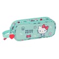 Pikkukuva 1 / 3: Kaksilokeroinen laukkku Hello Kitty Sea lovers Turkoosi 21 x 8 x 6 cm