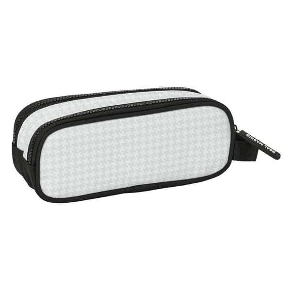 Dobbelt carry-all Real Madrid C.F. Hvid Grå 21 x 8 x 6 cm