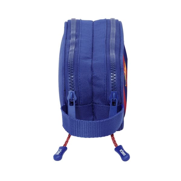 Dobbelt carry-all F.C. Barcelona 24/25 Rødbrun Marineblå 21 x 8 x 6 cm