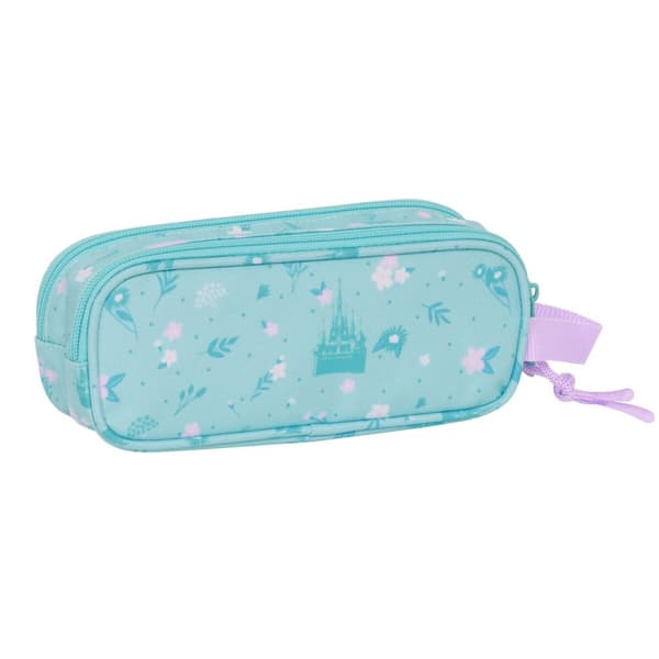 Dobbelt carry-all Frozen Hello spring Lyseblå 21 x 8 x 6 cm