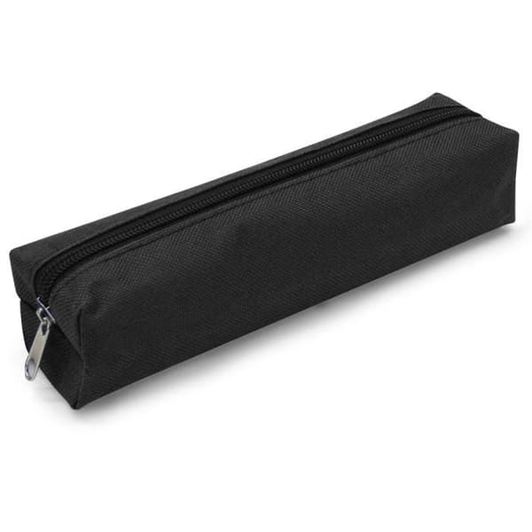Pennfodral - WAYTEX - 931273N - Mjuk polyester - Blixtlås - Vanlig svart
