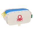 Miniatyrbild 1 av 3: Tredubbel Carry-all Benetton Topitos Vit (21,5 x 10 x 8 cm)
