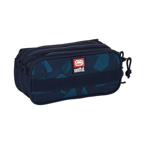 Tredubbel Carry-all Eckō Unltd. Peaks Marinblå (21,5 x 10 x 8 cm)