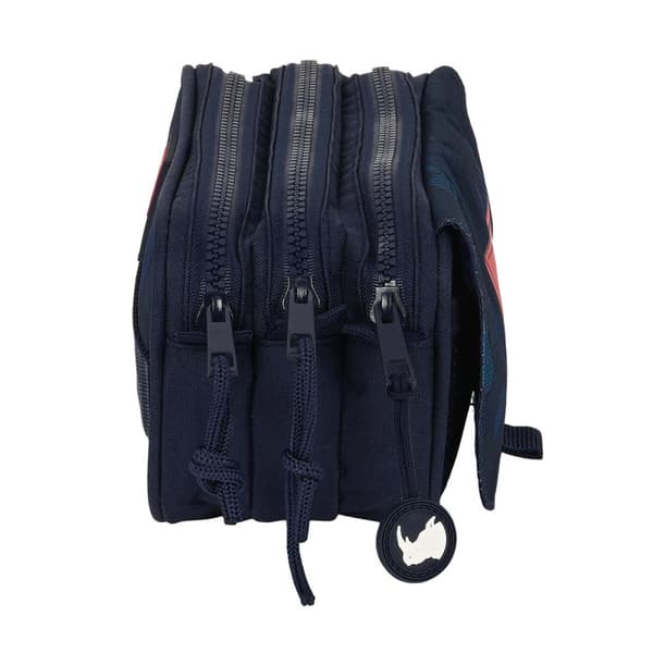 Tredubbel Carry-all Eckō Unltd. Peaks Marinblå (21,5 x 10 x 8 cm)