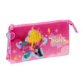 Miniatyrbild 1 av 3: Tredubbel Carry-all Trolls Rosa 22 x 12 x 3 cm