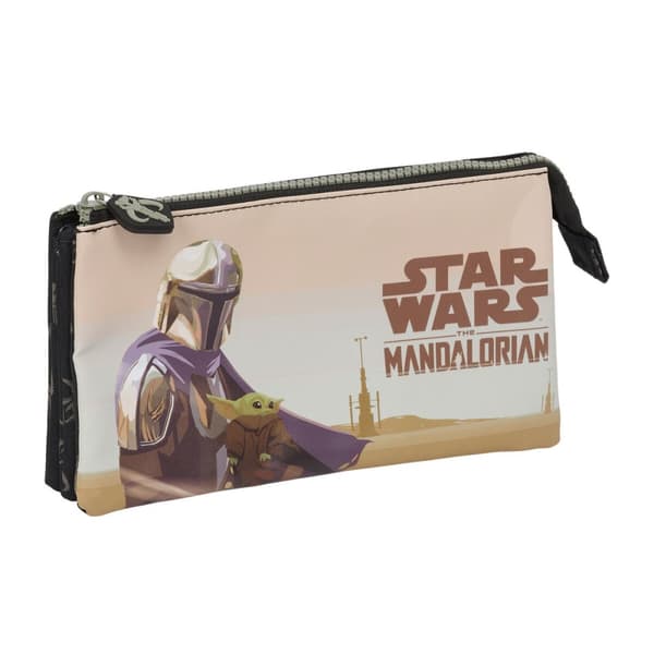 Dubbel bär-allt The Mandalorian This is the way Svart 22 x 12 x 3 cm