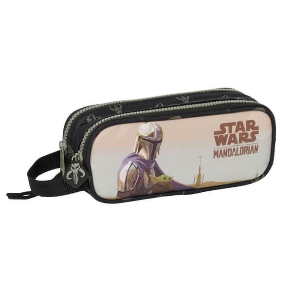 Dubbel bär-allt The Mandalorian This is the way Svart 21 x 8 x 6 cm