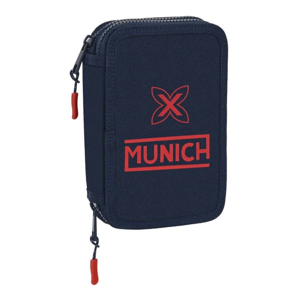 Tuplapenaali Munich Flash Laivastonsininen 12.5 x 19.5 x 4 cm (28 Kappaletta)