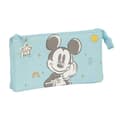 Pikkukuva 1 / 3: Kolmilokeroinen laukku Mickey Mouse Clubhouse Baby Vaaleansininen 22 x 12 x 3 cm