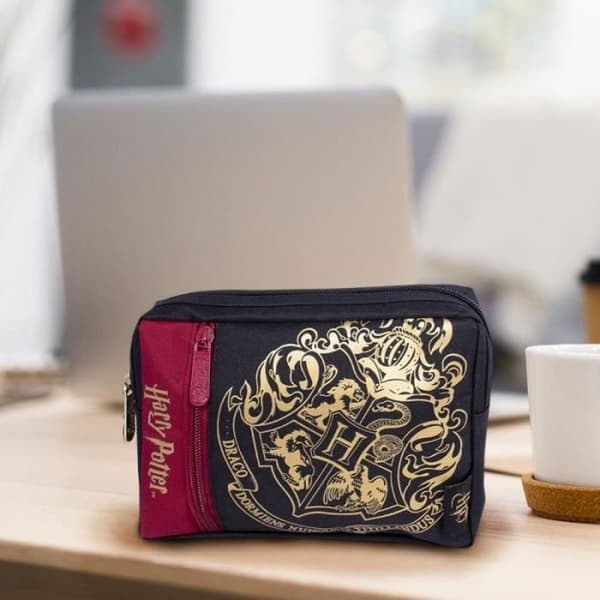 Trousse - BLUESKY - Harry Potter Poudlard - Multi-fickor - Svart - Zippad