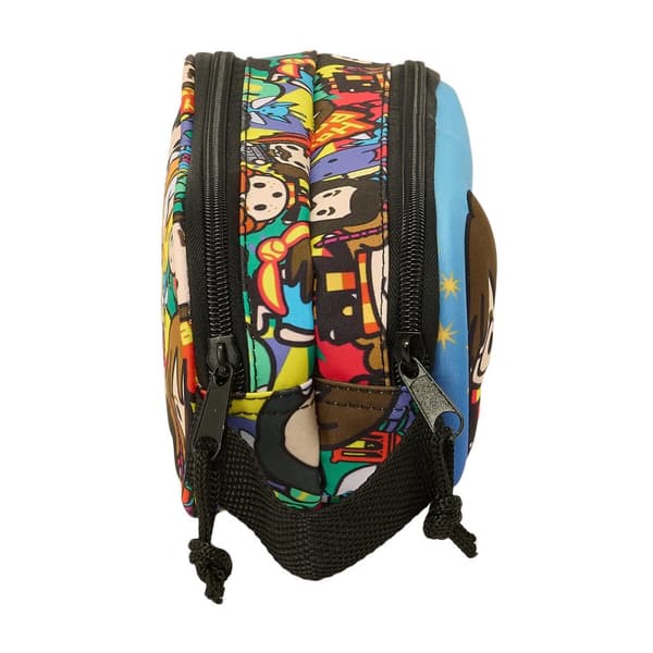 Dobbelt carry-all Harry Potter Blå Multifarvet 21 x 8 x 6 cm 3D