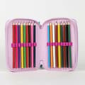 Miniatyrbilde 3 av 8: Skoleetui Minnie Mouse Fuksia 12,5 x 6,5 x 19,5 cm