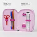 Miniatyrbilde 5 av 8: Skoleetui Minnie Mouse Fuksia 12,5 x 6,5 x 19,5 cm