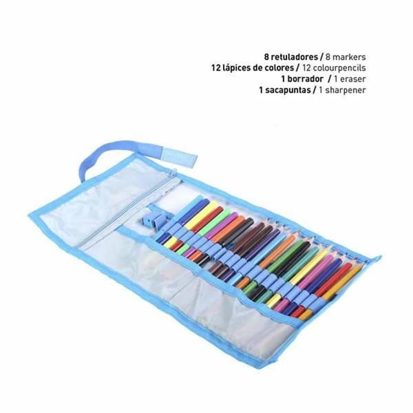 Penalhus med Tilbehør Frozen (22 pcs)