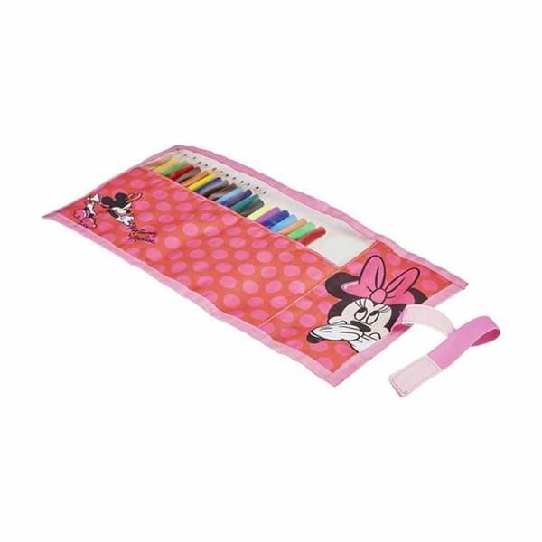 Koululaisen penaali lisätarvikkeilla Minnie Mouse (22 pcs)