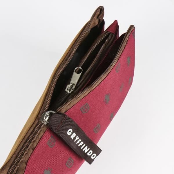 Pennfodral - Harry Potter - Gryffindor - 22 cm - 3 fack - Blixtlås