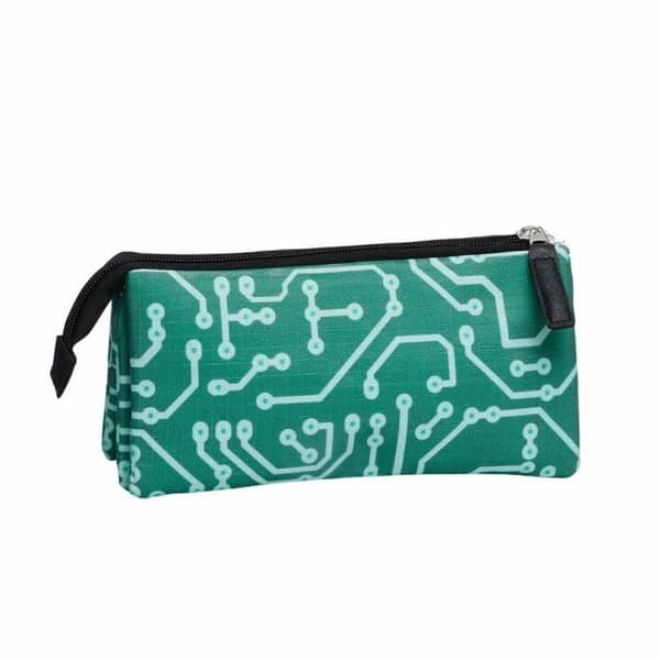 PRODG Geek Triple Pennfodral - Grön - Blandad - 7,00 x 23,00 x 11,00 cm