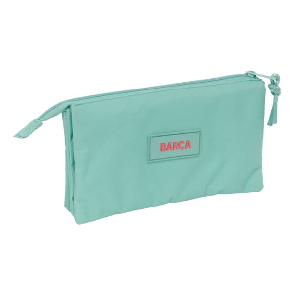Trippelbag F.C. Barcelona Grønn 22 x 12 x 3 cm